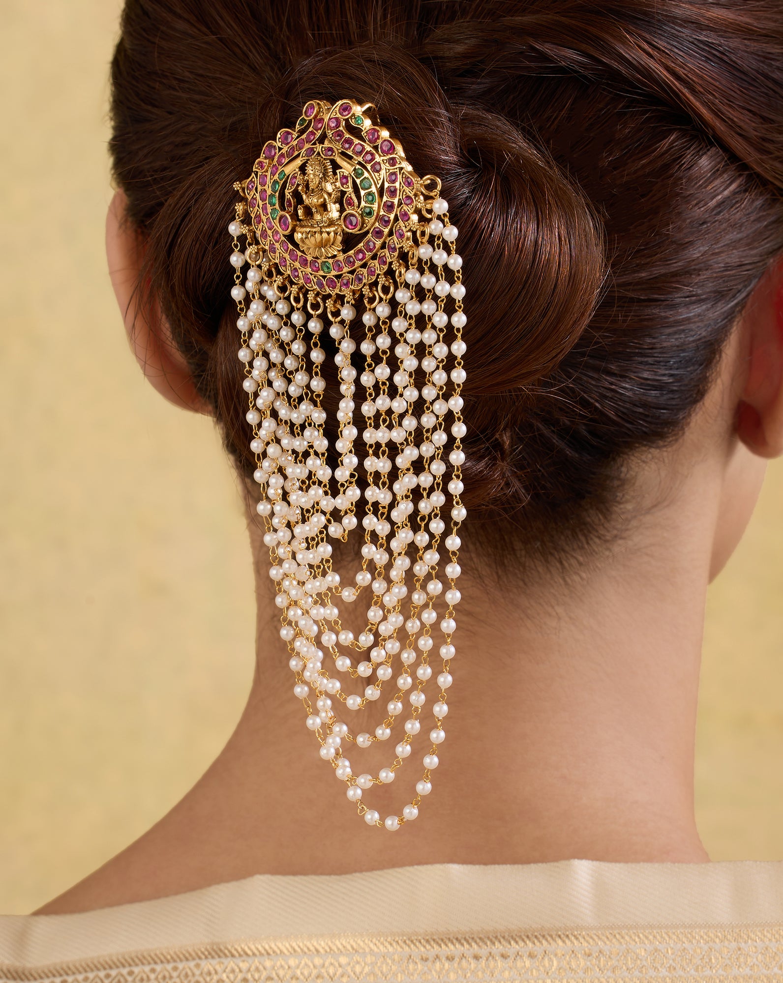 Ambe Temple Hair Brooch