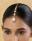 Rohvya Kundan Maang Tikka