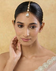 Rohvya Kundan Maang Tikka