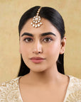 Orrynn Kundan Polki Maang Tikka