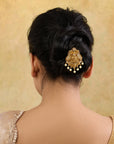 Kokani Jadau Hair Brooch