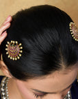 Riva Temple Hair Brooch Set