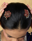 Rega Temple Hair Brooch Set