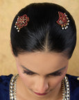 Rega Temple Hair Brooch Set