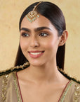 Kundan Gold Festive Maang Tikka