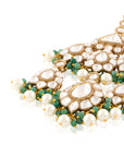 Emerald Kundan Polki Gold Passa