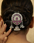 Nabhi Oxidised Hair Brooch