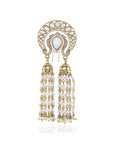 Pearl Gold Kundan Hair Brooch