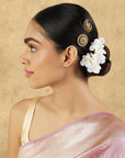 Ruby Temple Gold Hair Brooch Set