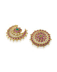 Floral Temple Gold Hair Brooch Set