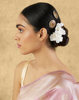 Floral Temple Gold Hair Brooch Set