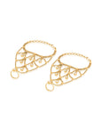 Gold Kundan Haath Phools