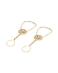 Chaandni Gold Kundan Haath Phools