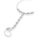 Classic Zircon Silver Haath Phool