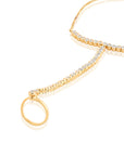 Tennis Zircon Gold Haath Phool