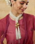 Punjabi Jadaau Pearl Long Necklace