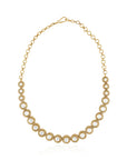 Gold Kundan Polki Phool Necklace Set