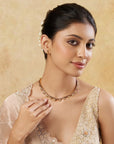 Gold Temple Daana Necklace Set