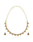 Gold Temple Daana Necklace Set