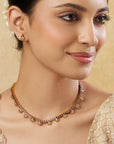 Gold Temple Daana Necklace Set