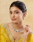 Jashna Zircon Necklace Set