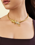 Croc Around Necklace