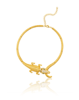 Croc Around Necklace