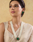 Pearl Kundan Haar Necklace Set