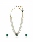 Pearl Kundan Haar Necklace Set