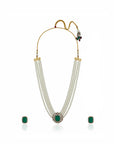 Pearl Kundan Haar Necklace Set