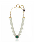 Pearl Kundan Haar Necklace Set