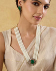 Pearl Kundan Haar Necklace Set