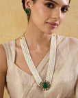 Pearl Kundan Haar Necklace Set