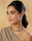 Antique Kundan Short Necklace Set