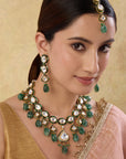 Panna Kundan Statement Necklace Set