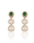 Kundan Emerald Gold Layered Necklace Set
