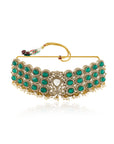 Panna Kundan Three-Line Choker Set