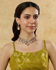 Gulabi Kundan Necklace Set