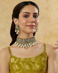 Turquoise Pearl Necklace Set