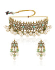 Turquoise Pearl Necklace Set