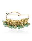 Panna Kundan Choker Necklace Set