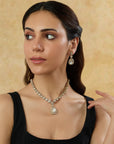 Kundan Necklace and Earrings Set