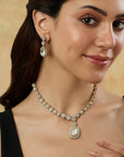 Kundan Necklace and Earrings Set