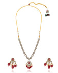 Manik Kundan Short Necklace Set