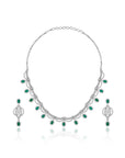 Emerald Zirconia Necklace Set