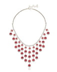 Manik Zircon Cocktail Necklace Set