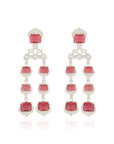 Manik Zircon Cocktail Necklace Set