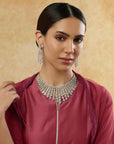 Zirconia Cocktail Necklace Set