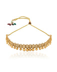 Gold Danglers Necklace Set