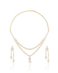 Zircon Layered Necklace Set